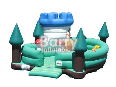Guangzhou Magic Castle Playground Sports , Jumping Inflatable Playground For Kids BY-IP-017